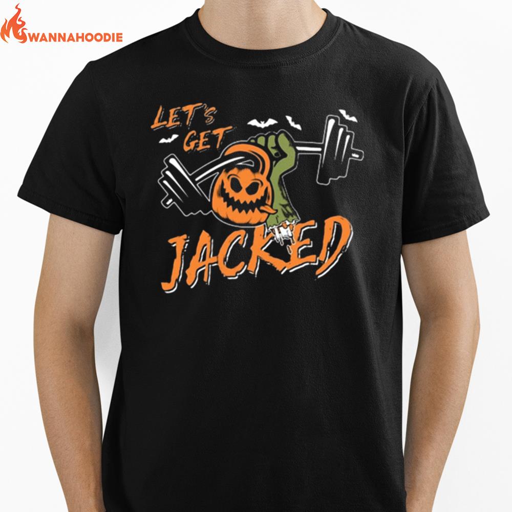 Lets Get Jacked Halloween Unisex T-Shirt for Men Women