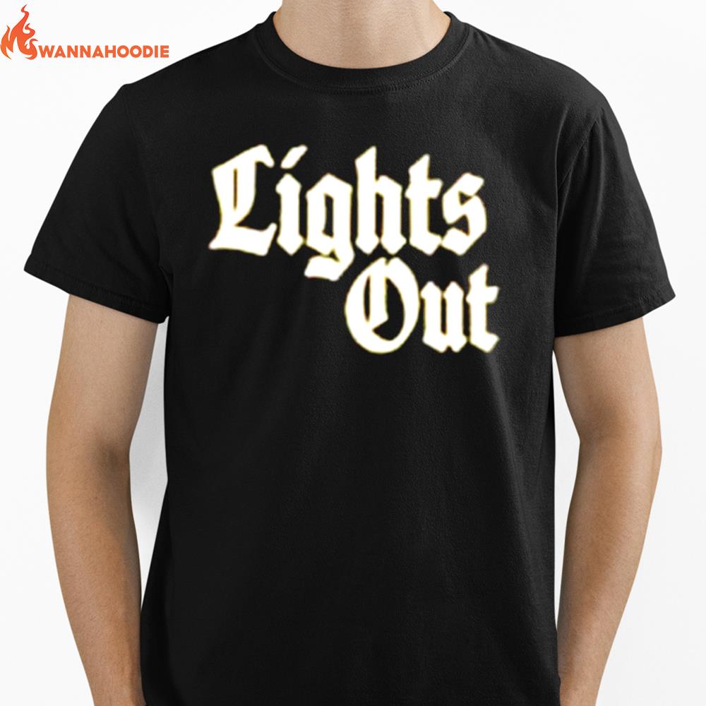 Lights Out Candle Skull Unisex T-Shirt for Men Women