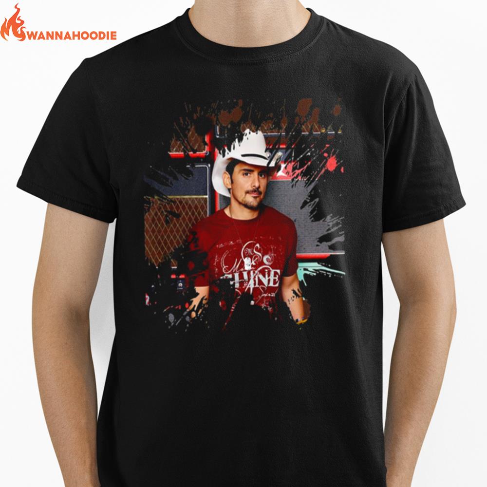 Live In Concert Brad Paisley Unisex T-Shirt for Men Women