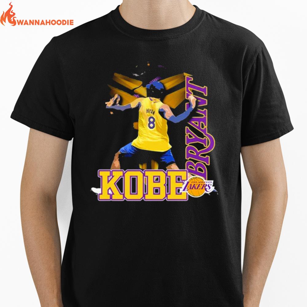 Los Angeles Lakers Kobe Bryant Black Mamba Unisex T-Shirt for Men Women