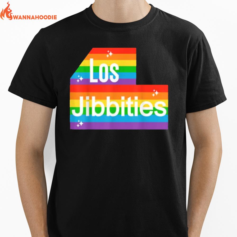 Los Funny Jibbities Lgbt Unisex T-Shirt for Men Women