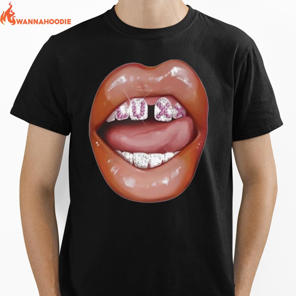 Luxx Noir London Lip Service Unisex T-Shirt for Men Women