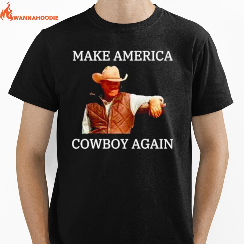 Make America Cowboy Again Unisex Unisex T-Shirt for Men Women