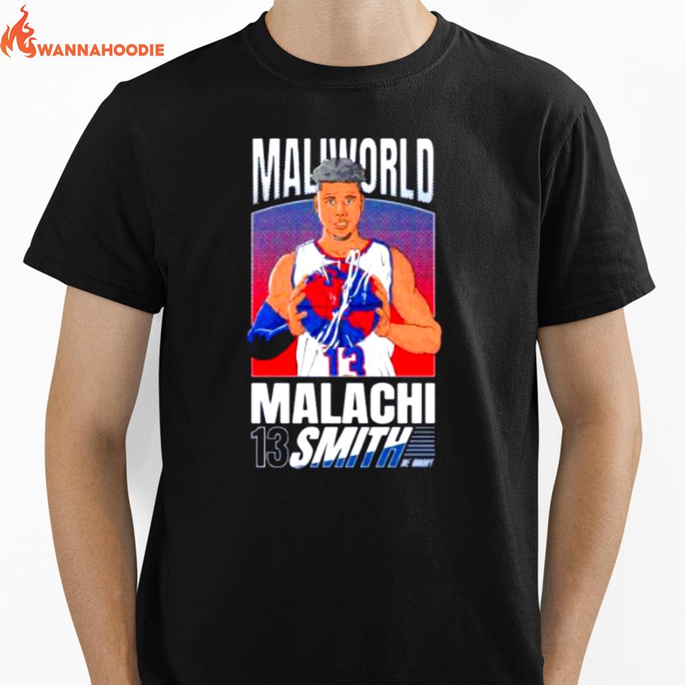 Malachi Smith Gonzaga Bulldogs Unisex T-Shirt for Men Women