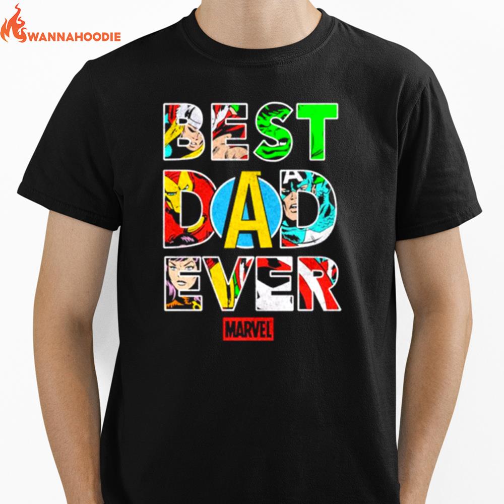 Marvel Best Dad Ever Unisex T-Shirt for Men Women