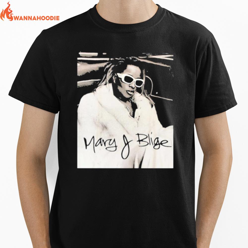 Mary J Blige Singer Picture Unisex T-Shirt for Men Women