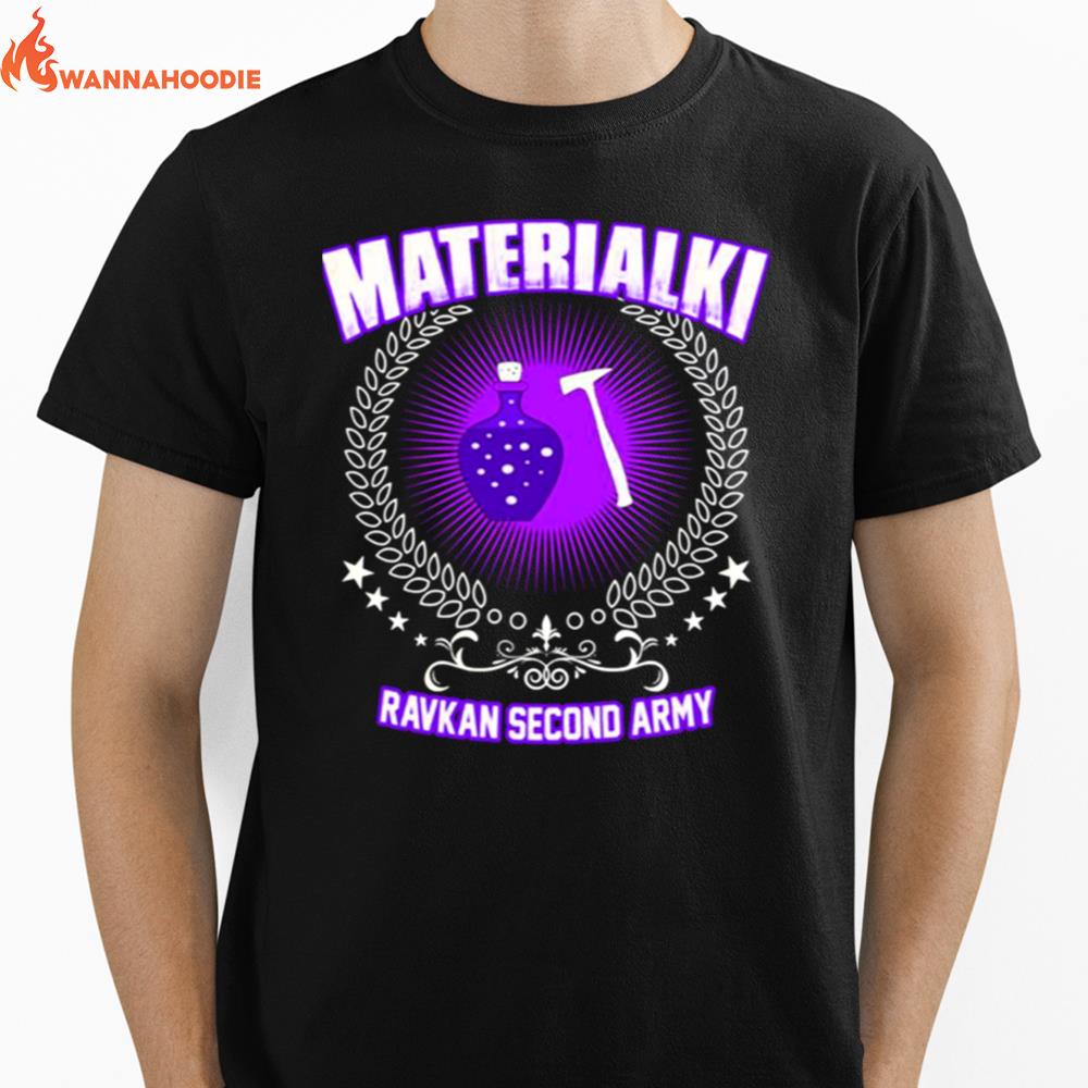 Materialki Ravkan Second Army Grishaverse Shadow And Bone Unisex T-Shirt for Men Women