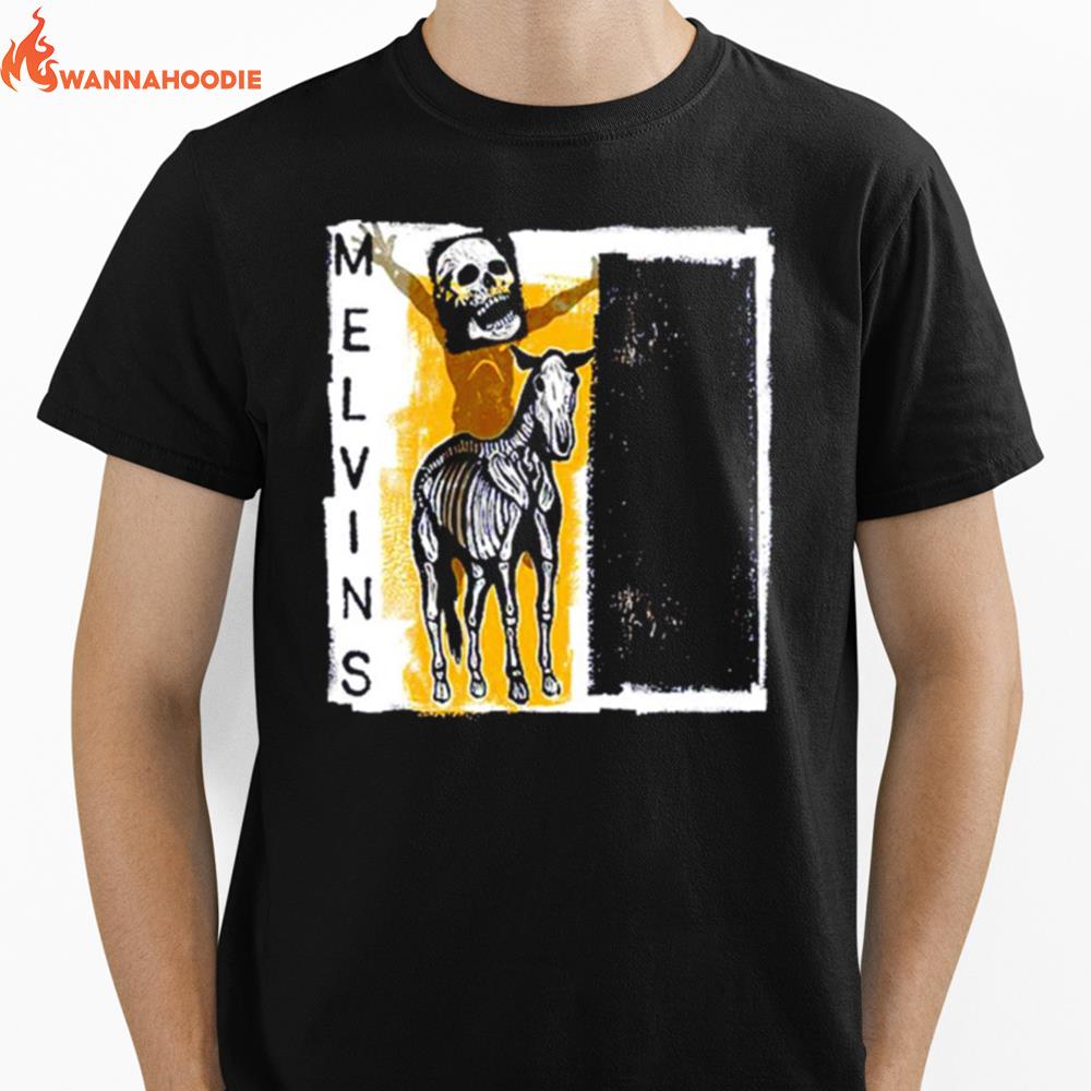 Melvins Self Titled Black Unisex T-Shirt for Men Women