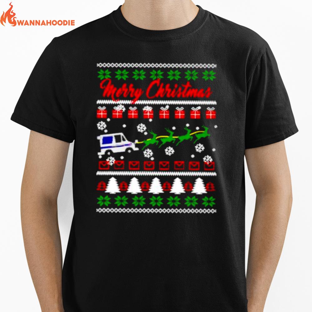 Merry Fitmas And A Happy Newrear Unisex T-Shirt for Men Women