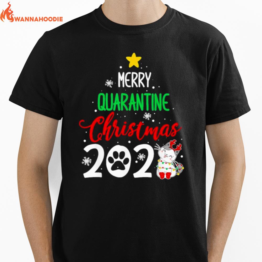 Merry Quarantine Christmas Unisex T-Shirt for Men Women