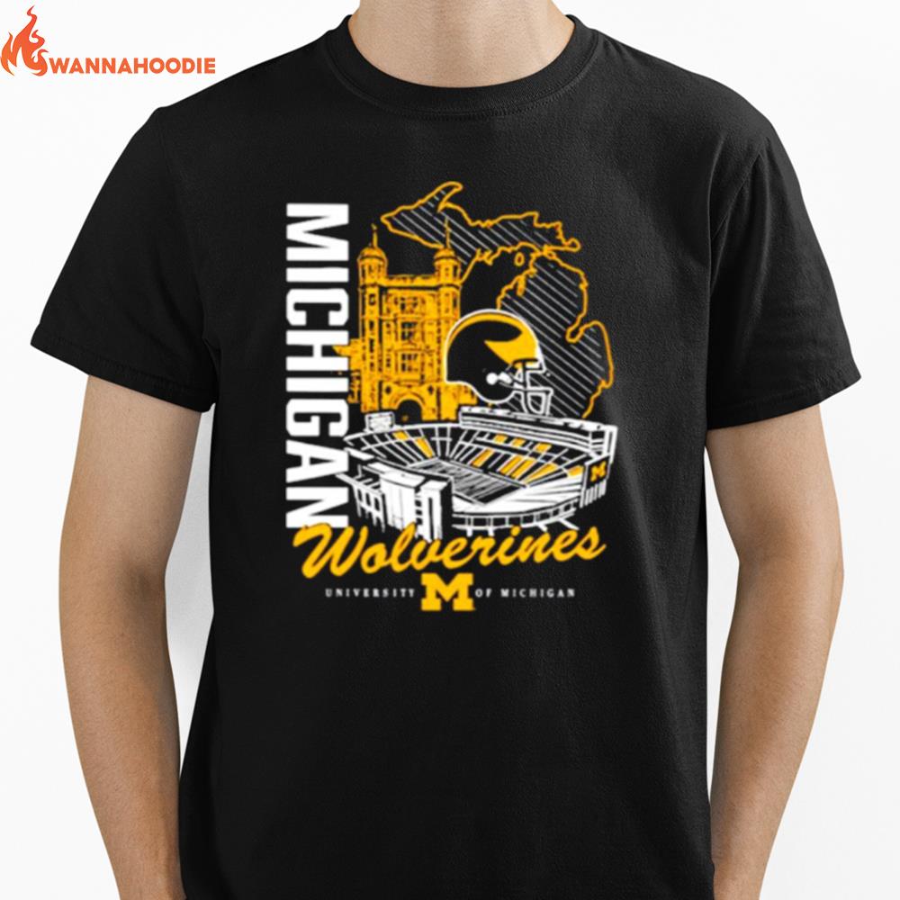 Michigan Wolverines University Of Michigan Unisex T-Shirt for Men Women