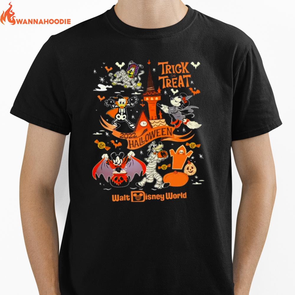 Mickey Halloween Vintage Walt Disney World Unisex T-Shirt for Men Women