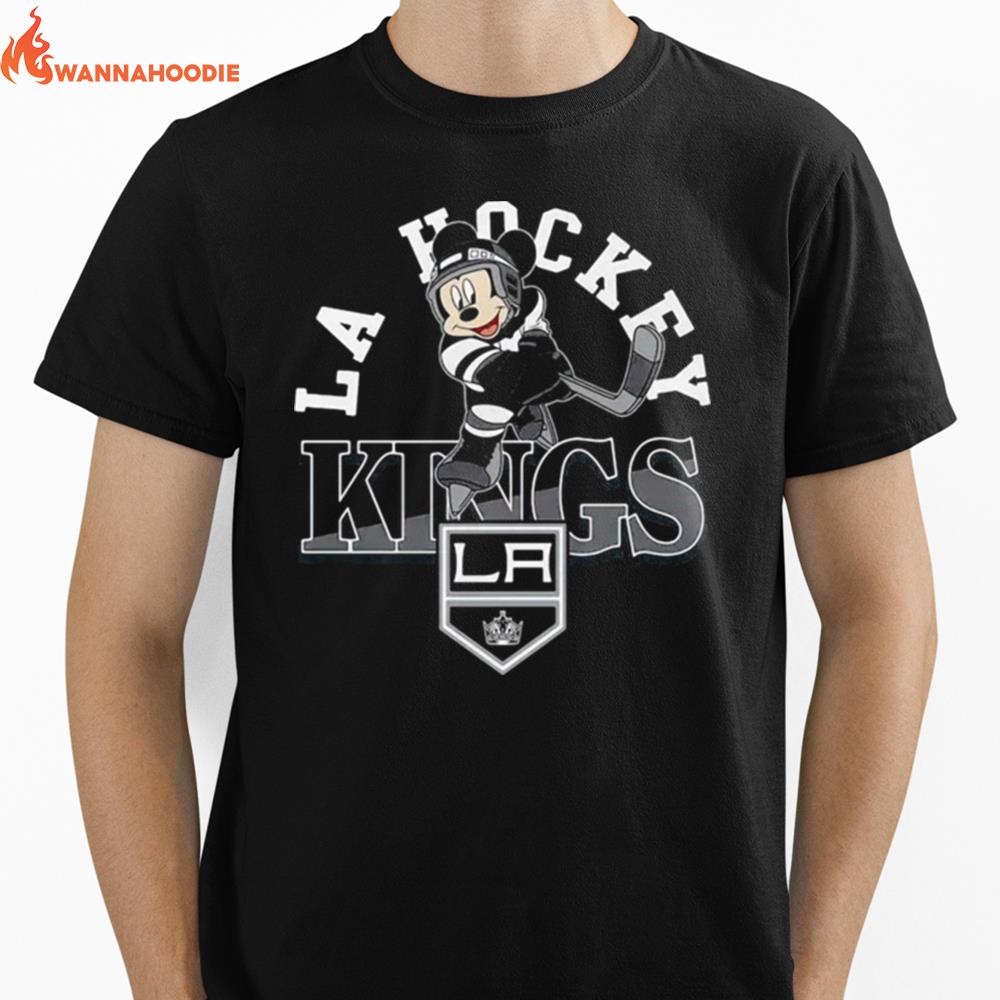 Mickey Mouse Los Angeles Kings Toddler Putting Up Numbers Unisex T-Shirt for Men Women