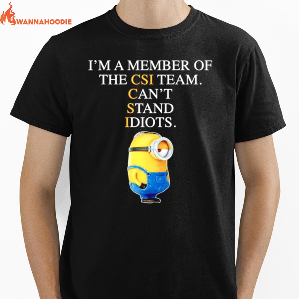 Minions Valentine'S Day Bob And Teddy Bear Jumble Unisex T-Shirt for Men Women