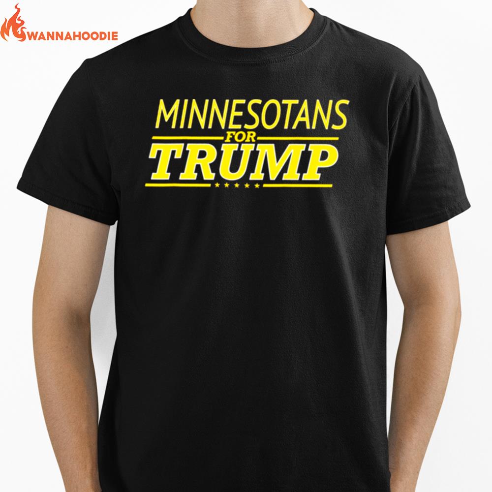 Minnesota For Trump 2024 Second Presiden Unisex T-Shirt for Men Women