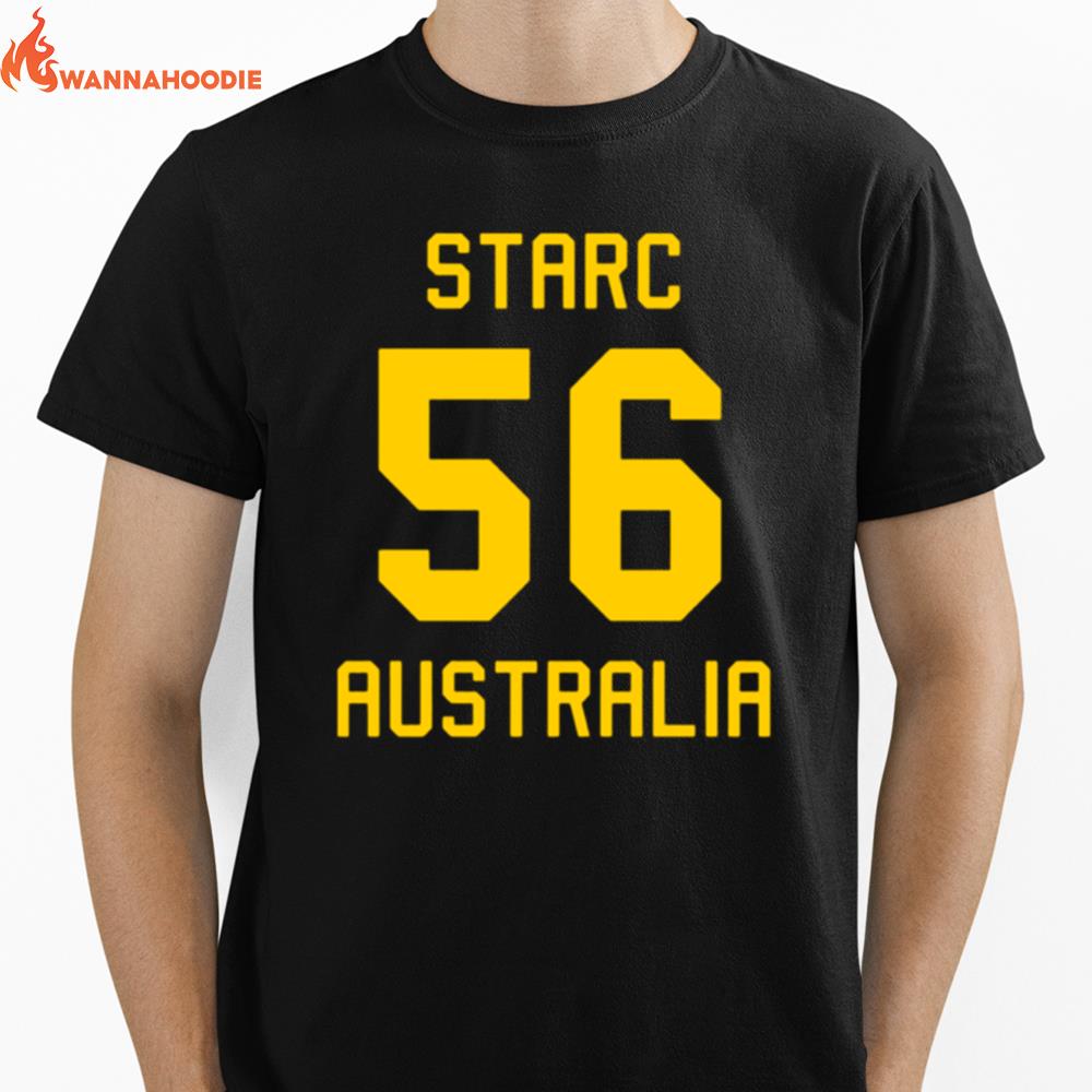 Mitchell Starc 56 Australian Cricket Jersey Unisex T-Shirt for Men Women