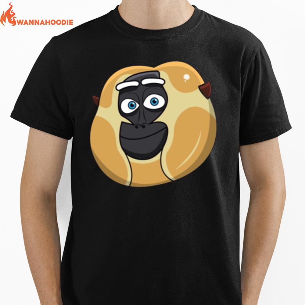 Monkey Head Kung Fu Panda Unisex T-Shirt for Men Women