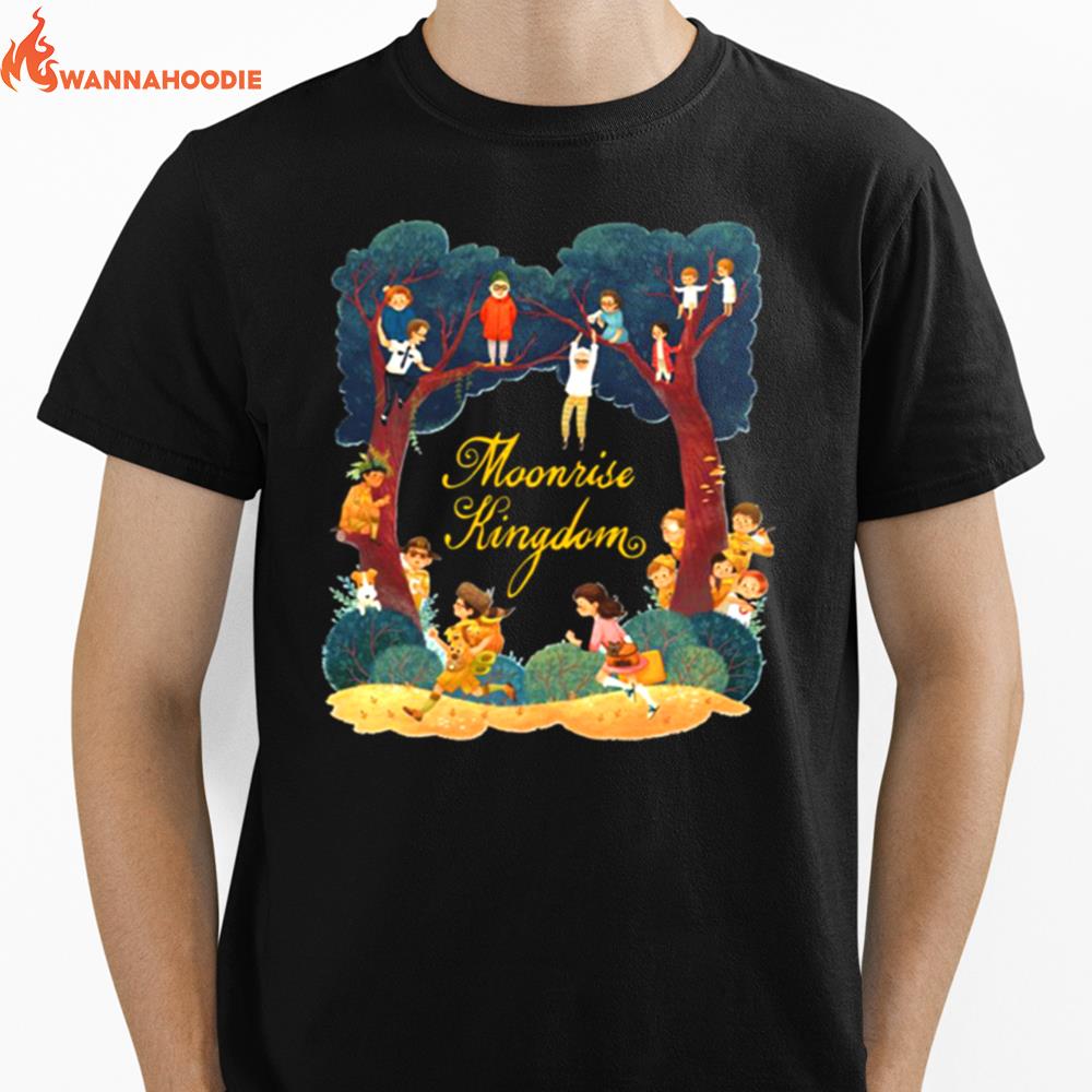 Moonrise Kingdom Fan Ar Unisex T-Shirt for Men Women