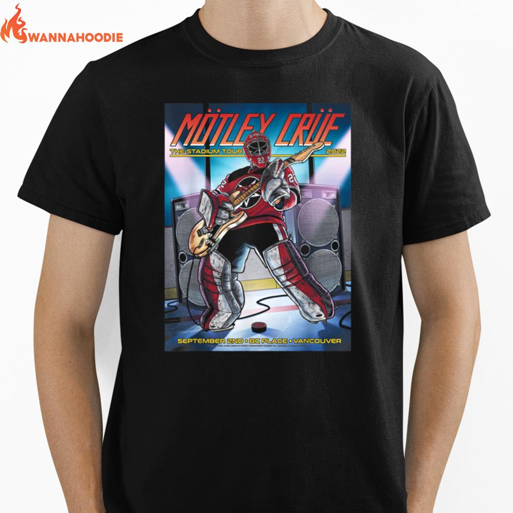 Mötley Crüe - The Stadium Tour Vancouver Unisex T-Shirt for Men Women