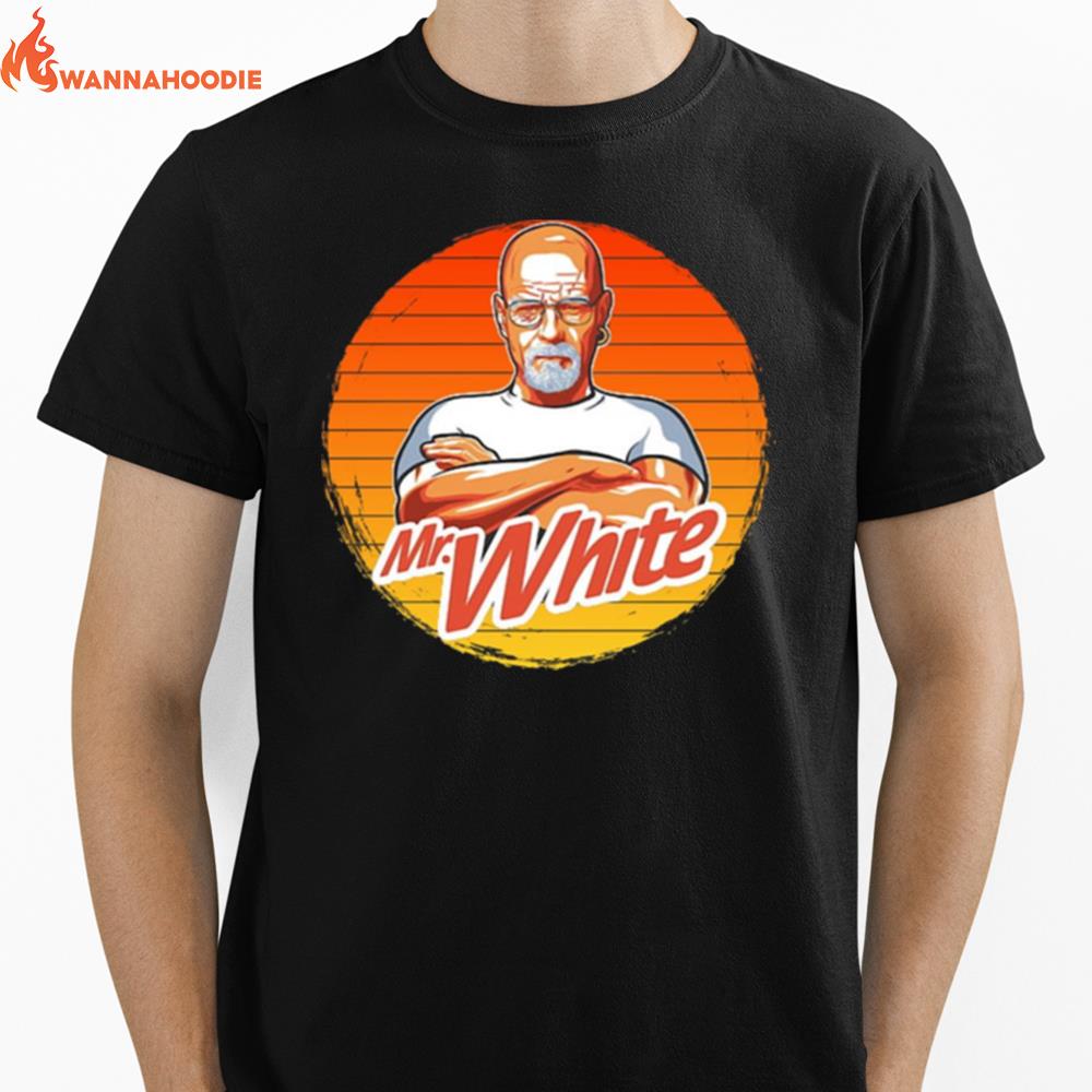 Mr White Bryan Cranston Retro Sunset Unisex T-Shirt for Men Women