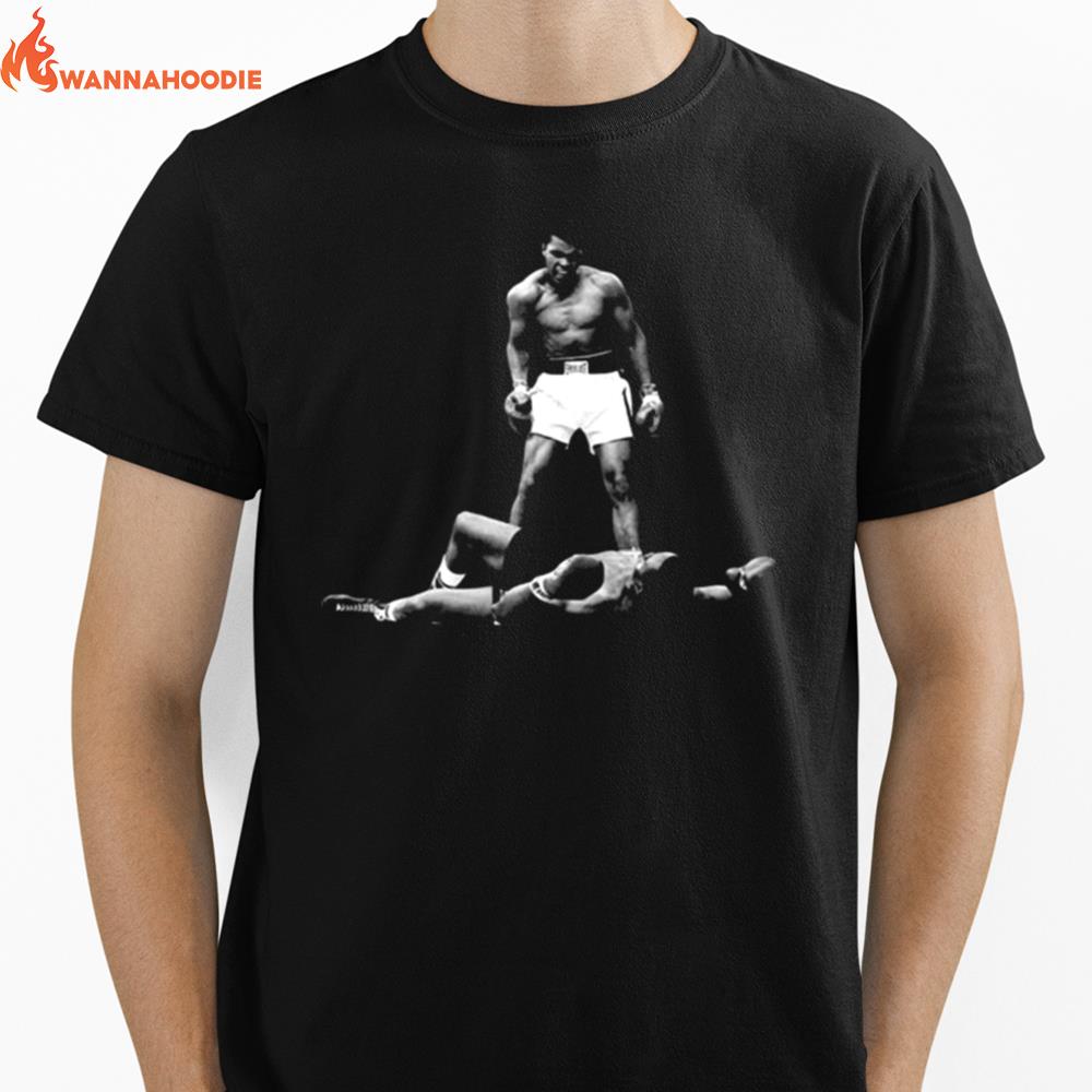 Muhammad Ali Standing Over Unisex T-Shirt for Men Women