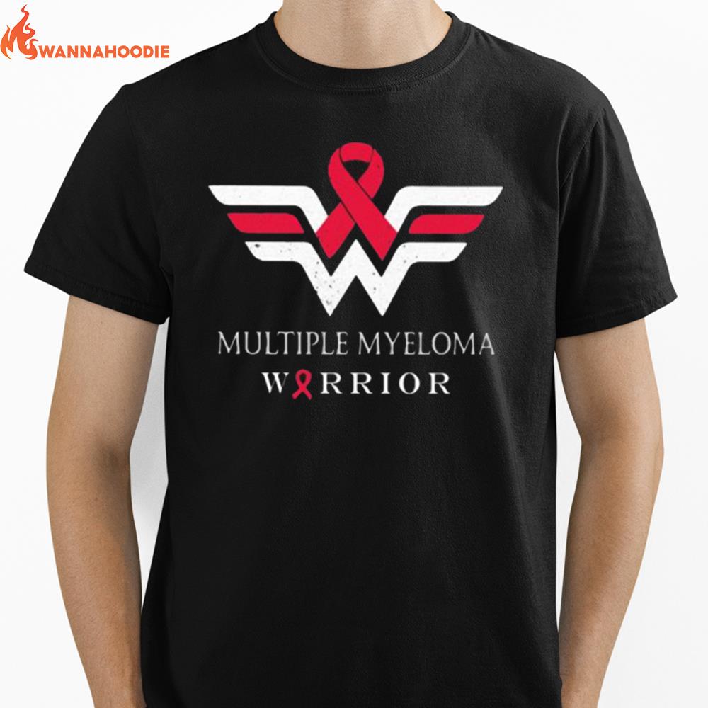 Multiple Myeloma Warrior Wonder Woman Logo Unisex T-Shirt for Men Women