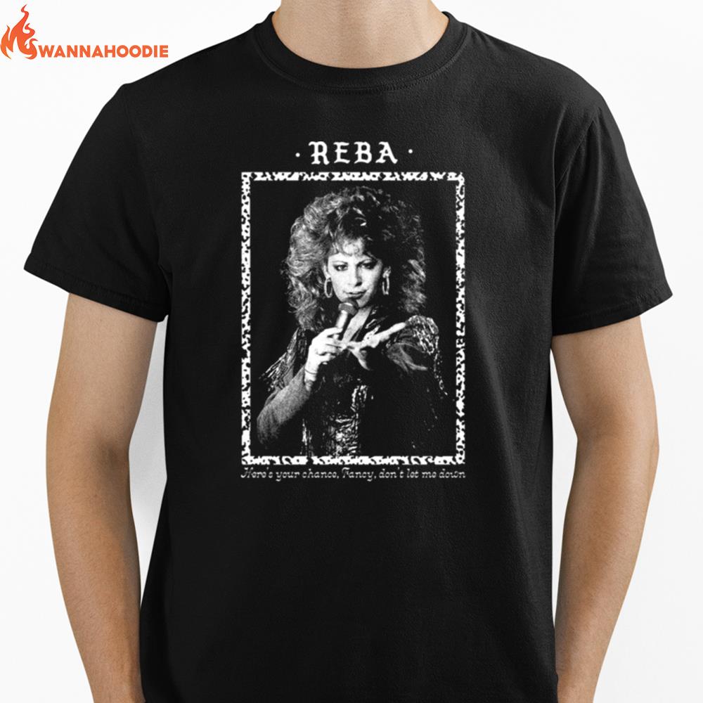 Music Vintage Retro Reba Fancy Faded Style Unisex T-Shirt for Men Women