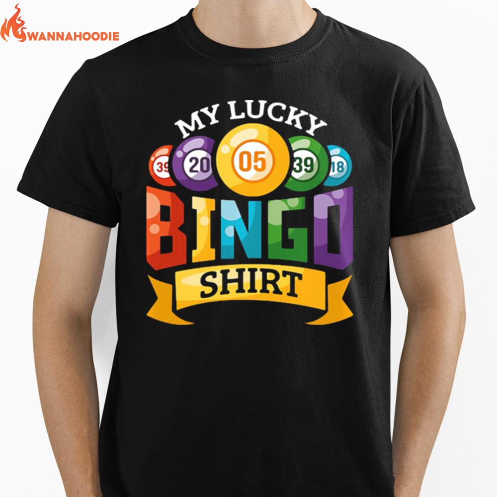 My Lucky Bingo Unisex T-Shirt for Men Women