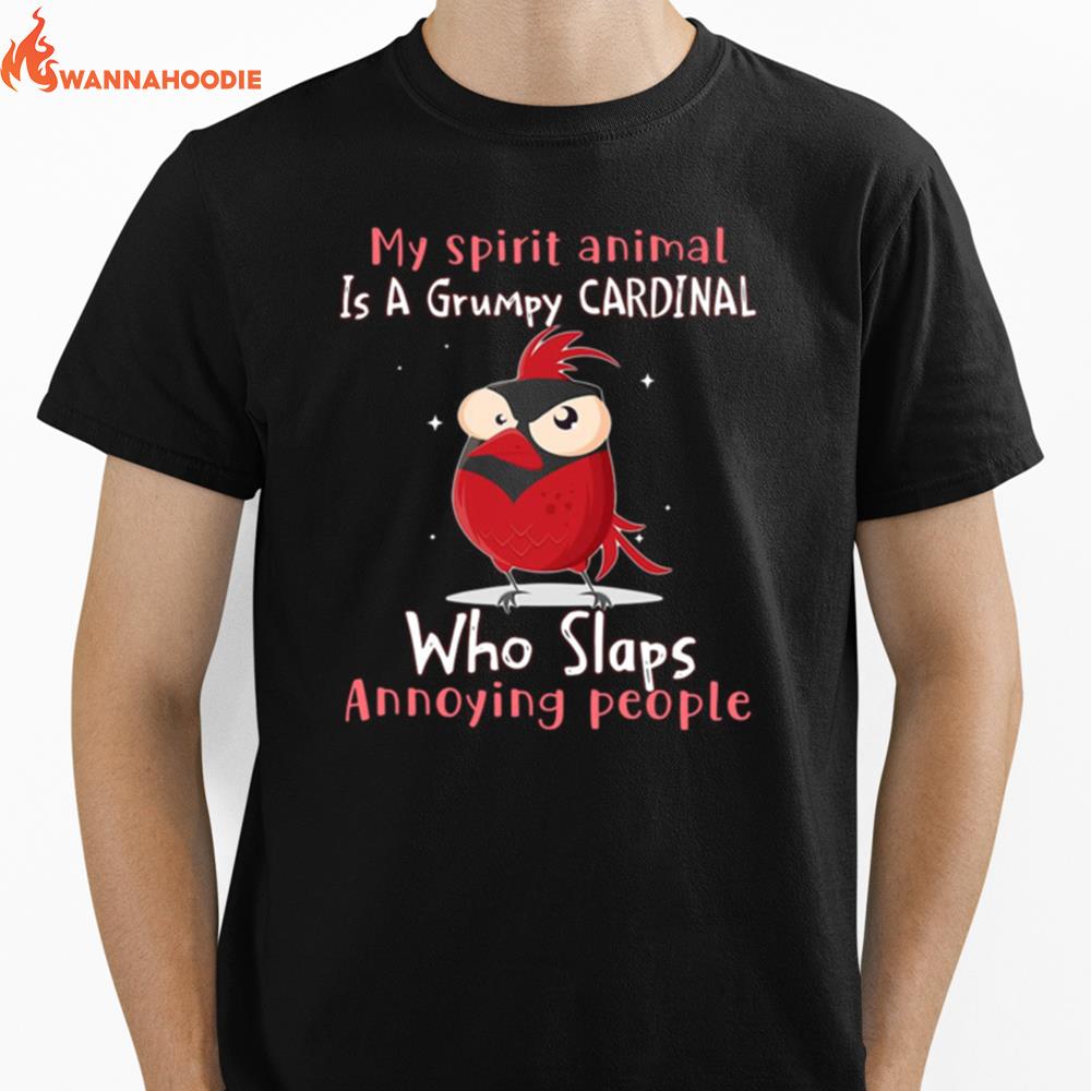 My Spirit Animal Is A Grumpy Bear Who Slaps Annoying People Unisex T-Shirt for Men Women