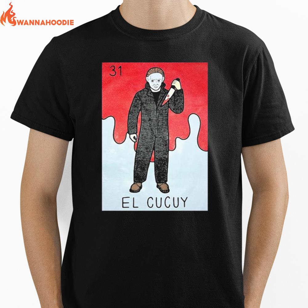 Mychal Myer El Cucuy Halloween Unisex T-Shirt for Men Women