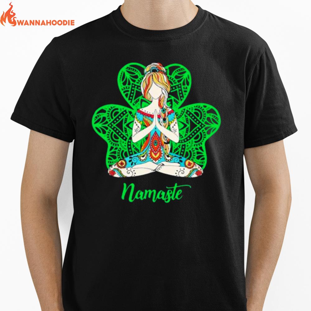 Namaste Yoda Ladies Patricks Day Unisex T-Shirt for Men Women