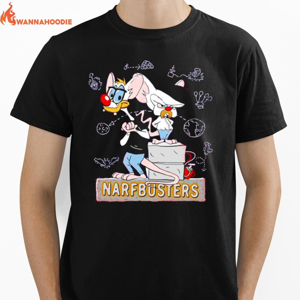 Narfbusters Pinky And The Brain Unisex T-Shirt for Men Women