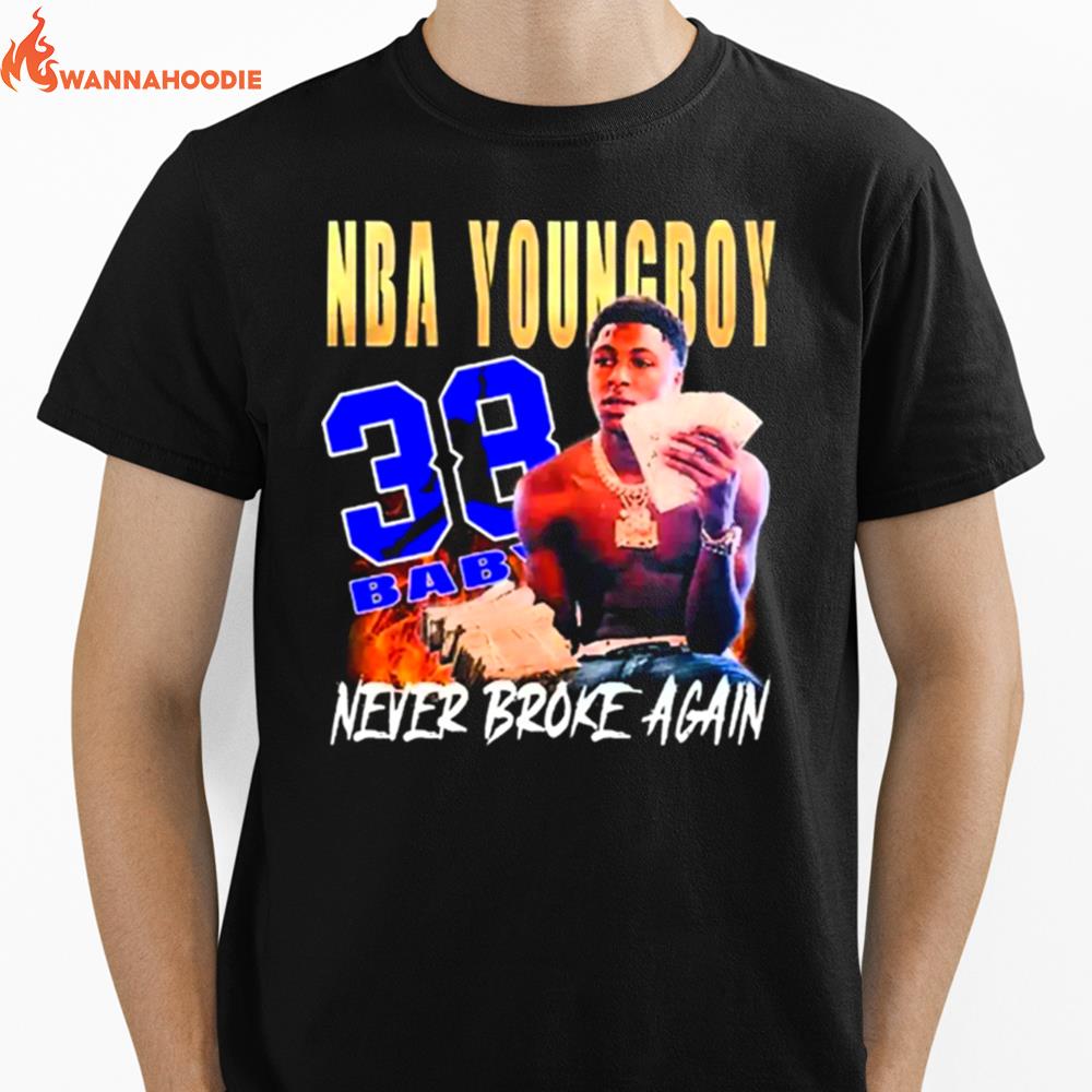 Nba Youngboy Never Broke Again Hip Hop Vintage Ar Unisex T-Shirt for Men Women