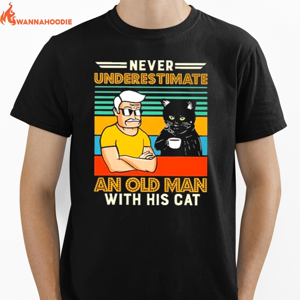 Never Underestimate An Old Man With A Dd 214 Who Was Born In September Tee Unisex T-Shirt for Men Women