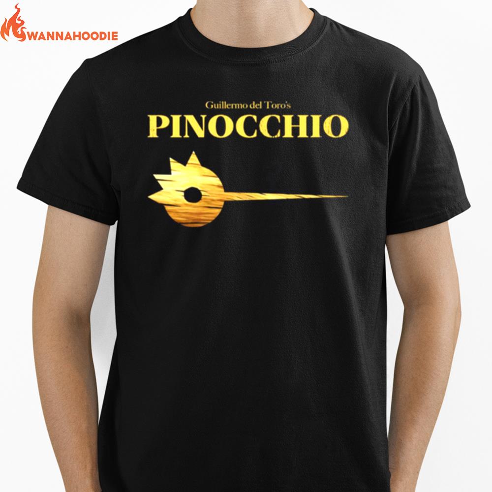 New Animated Movie Pinocchio Guillermo Del Toros Unisex T-Shirt for Men Women