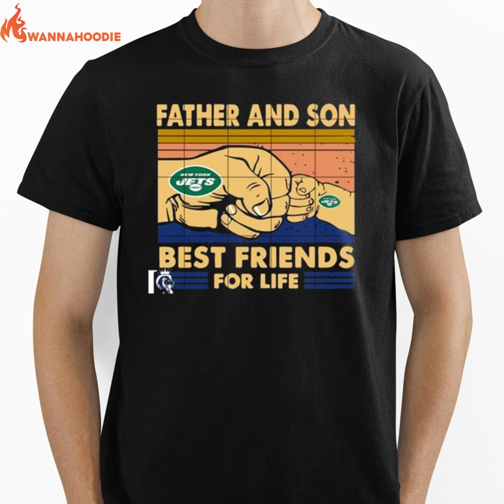 New York Jets And Son Best Friends For Life Unisex T-Shirt for Men Women