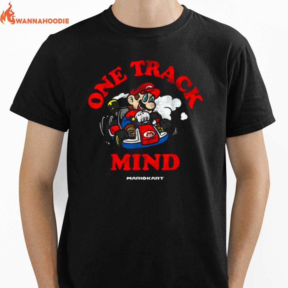 Nintendo Mario Kart One Track Mind Graphic Unisex T-Shirt for Men Women