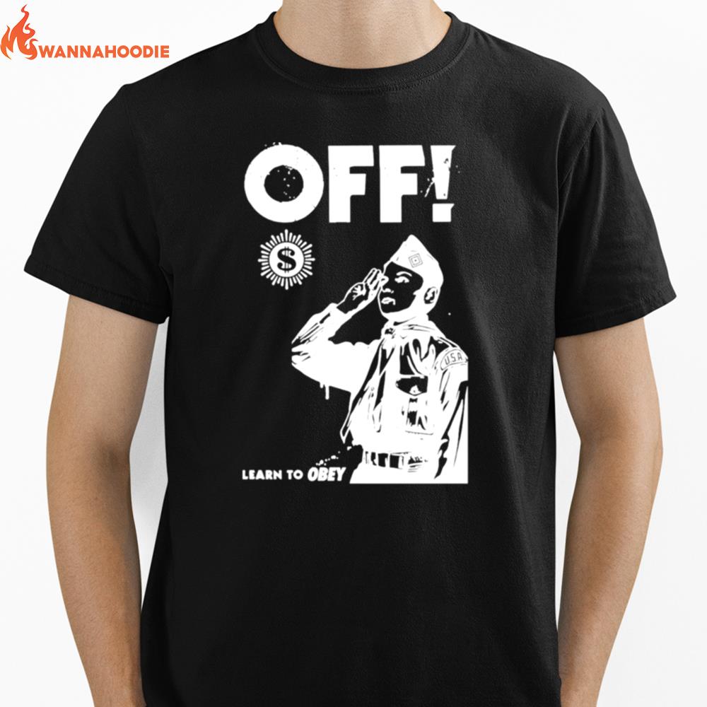 Off The Offspring Hardcore Learn To Obey Unisex T-Shirt for Men Women