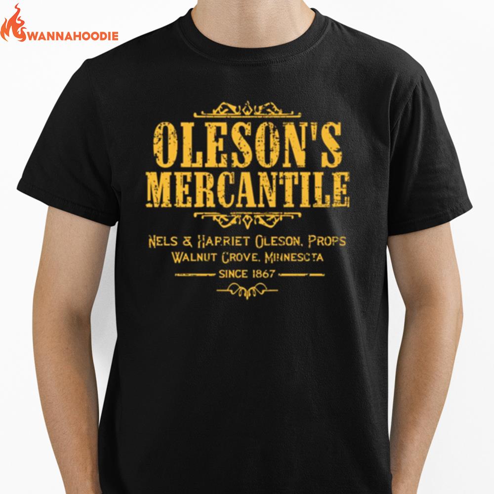 Oleson'S Mercantile From Little House On The Prairie Unisex T-Shirt for Men Women