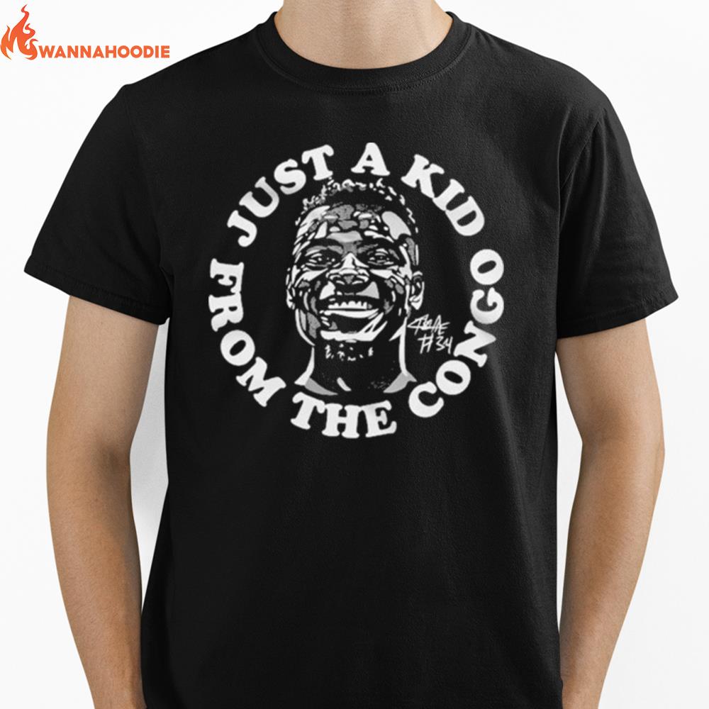 Oscar Kid From The Congo Signature Unisex T-Shirt for Men Women