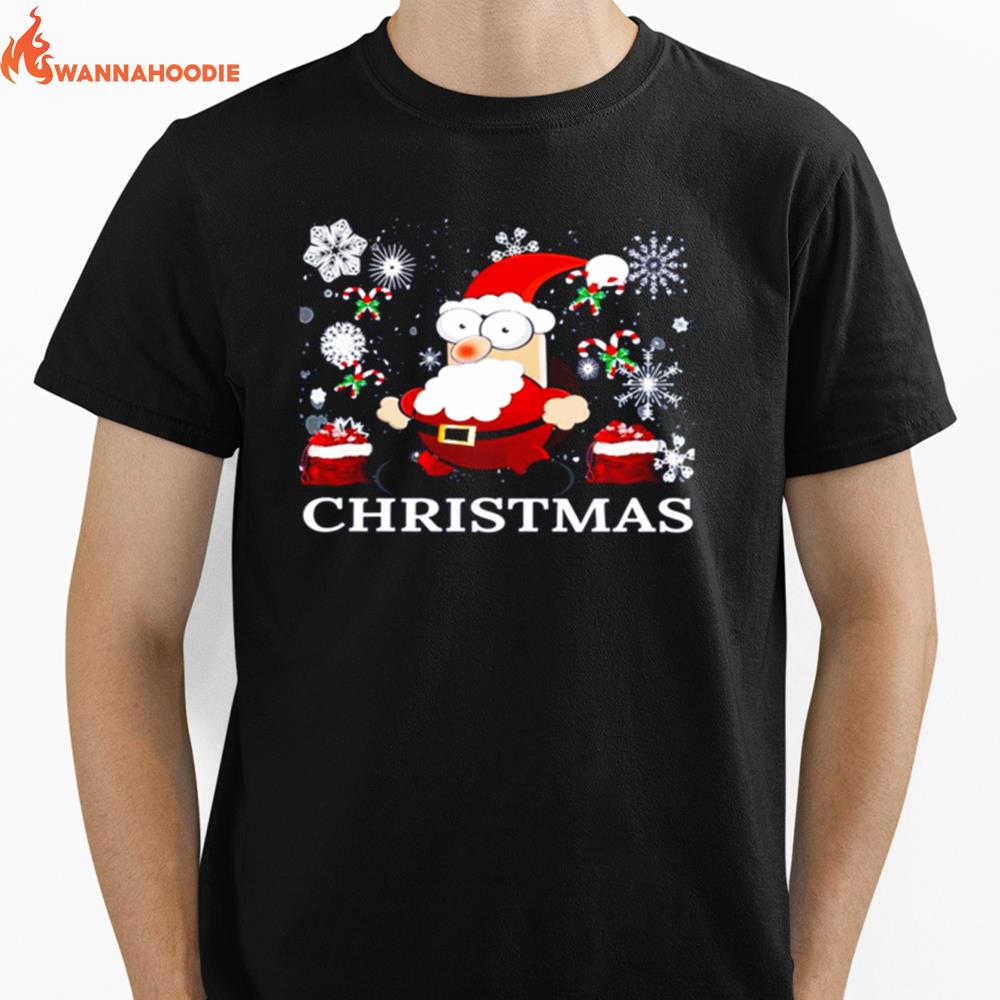 Pajamas Family Xmas Santa Merry Christmas Unisex T-Shirt for Men Women