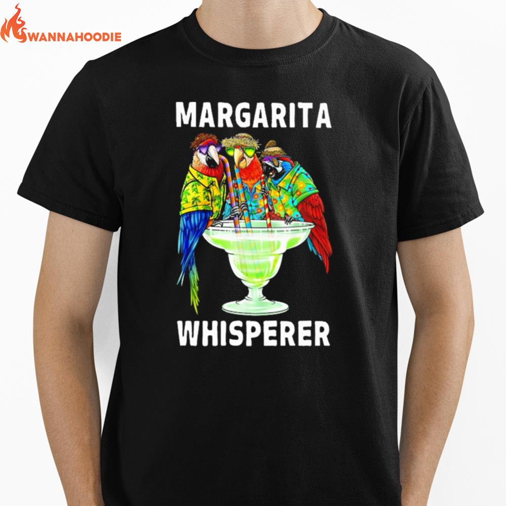 Parrot Margarita Whisper Unisex T-Shirt for Men Women