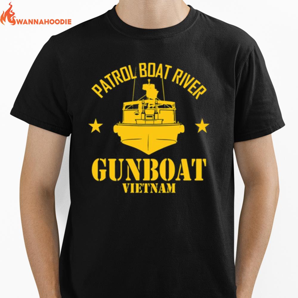 Patrol Boat River Pbr Gunboat Vietnam Unisex T-Shirt for Men Women