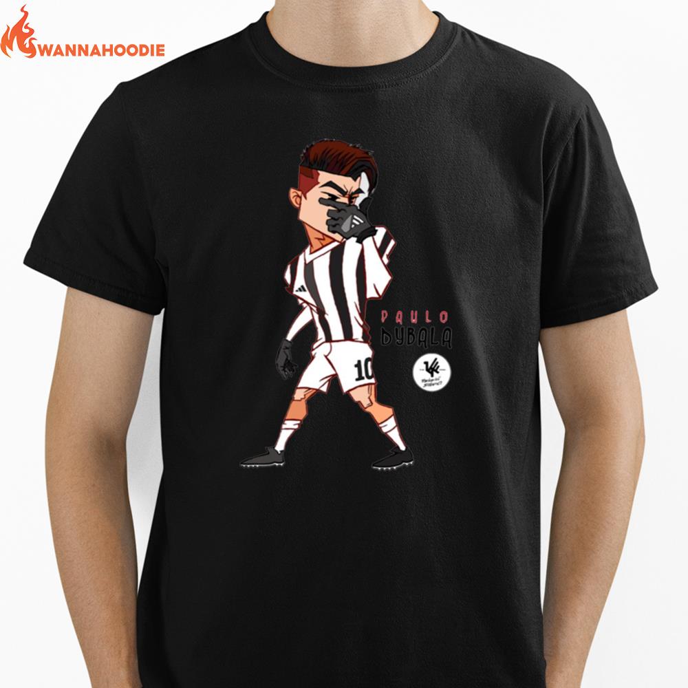 Paulo Dybala Cute Chibi Design Football Unisex T-Shirt for Men Women