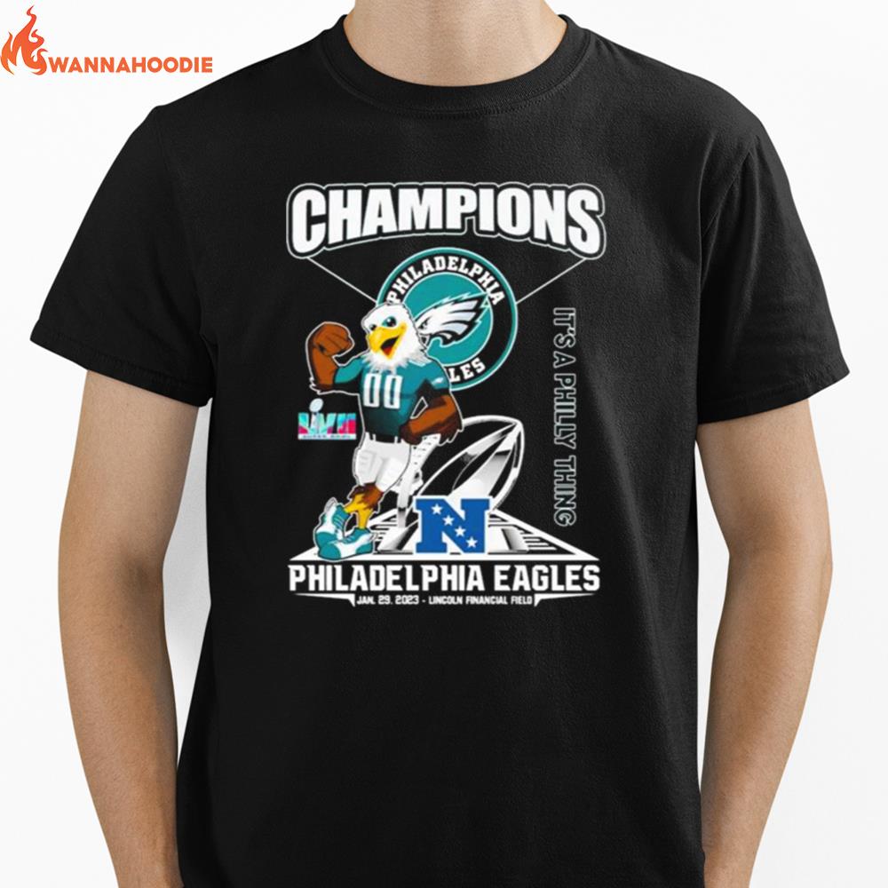 Philadelphia Eagles Swoop Super Bowl Lvi Champions It'S A Philly Thing Unisex T-Shirt for Men Women