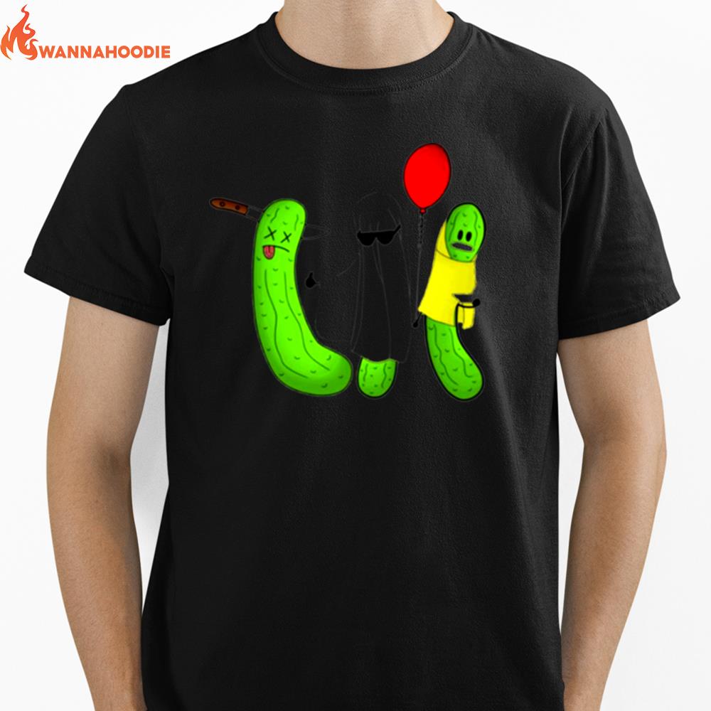 Pickle Funny Halloween Party Mit Essiggurken Rick And Morty Unisex T-Shirt for Men Women