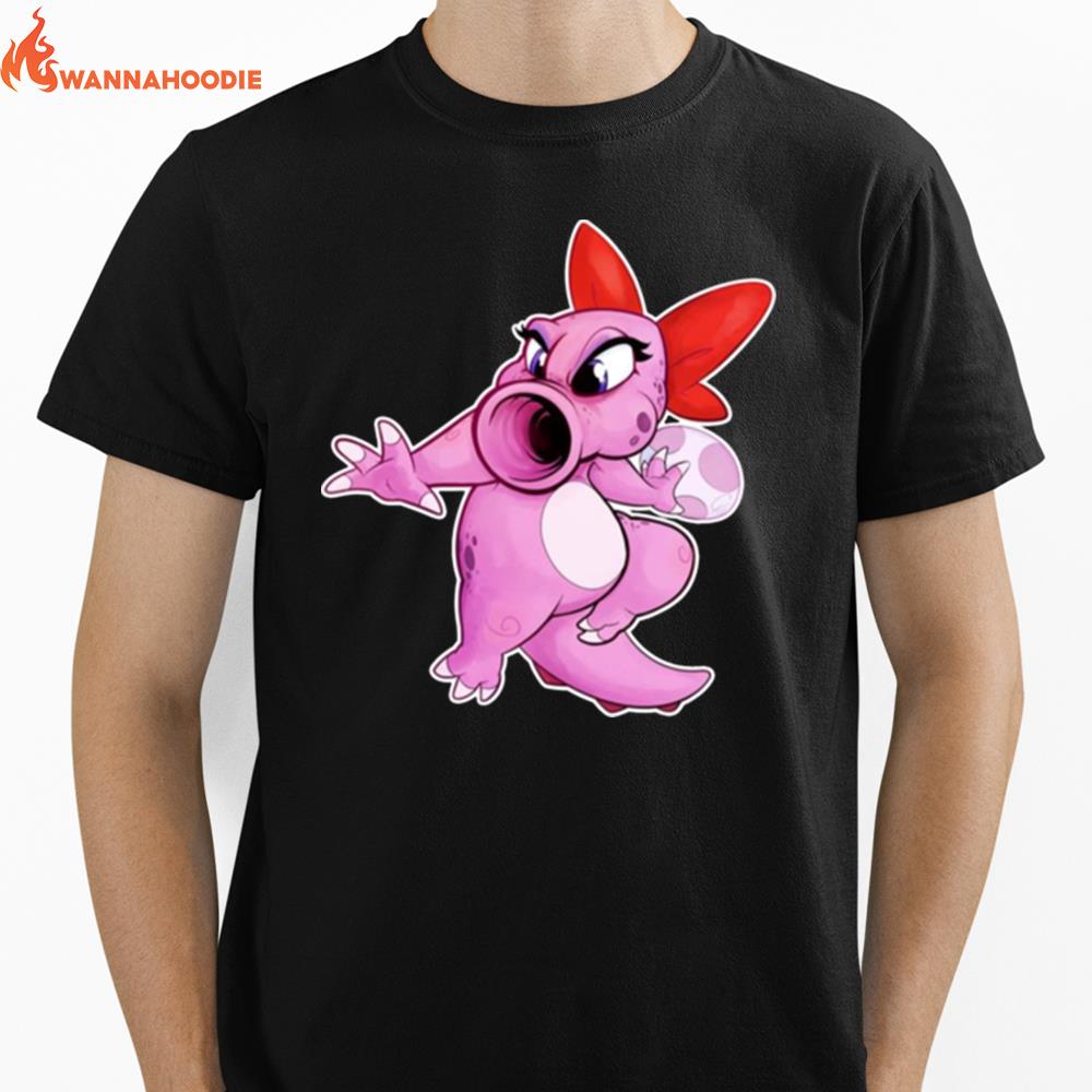 Pink Birdo Battle Unisex T-Shirt for Men Women