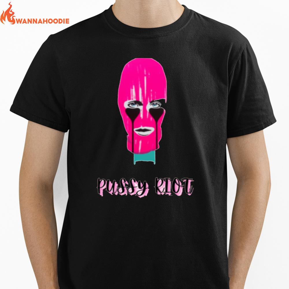 Pink Hat Art Pussy Rio Unisex T-Shirt for Men Women