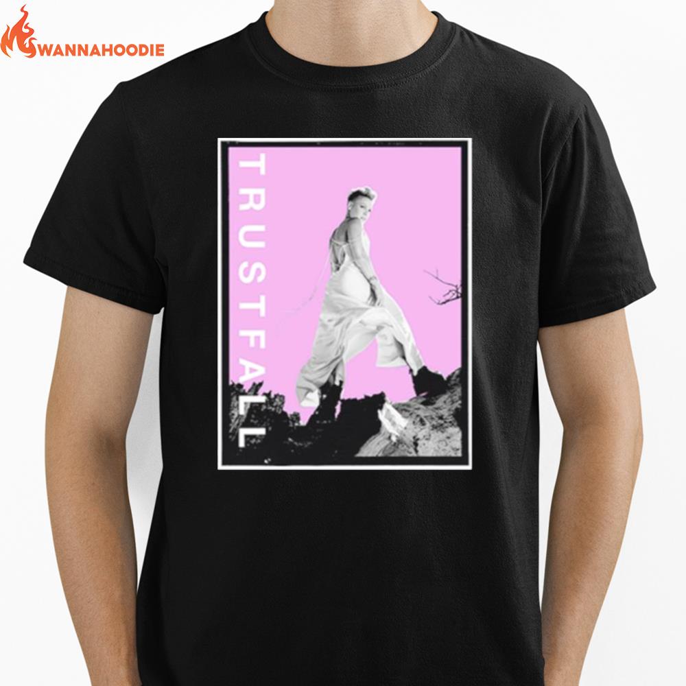 Pink Spage Trustfall Limited Edition Unisex T-Shirt for Men Women