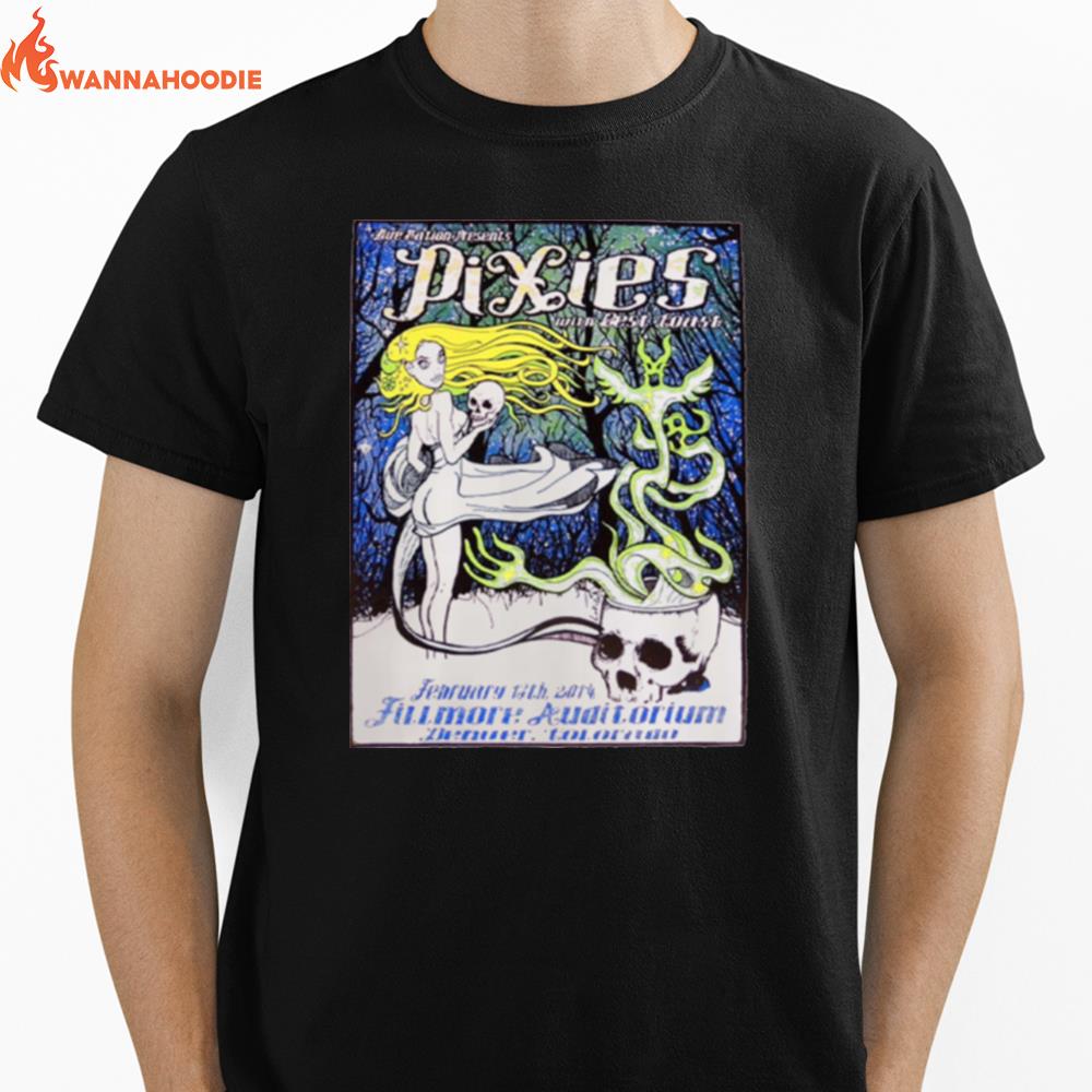 Pixies Best Coast Fillmore Denver Unisex T-Shirt for Men Women